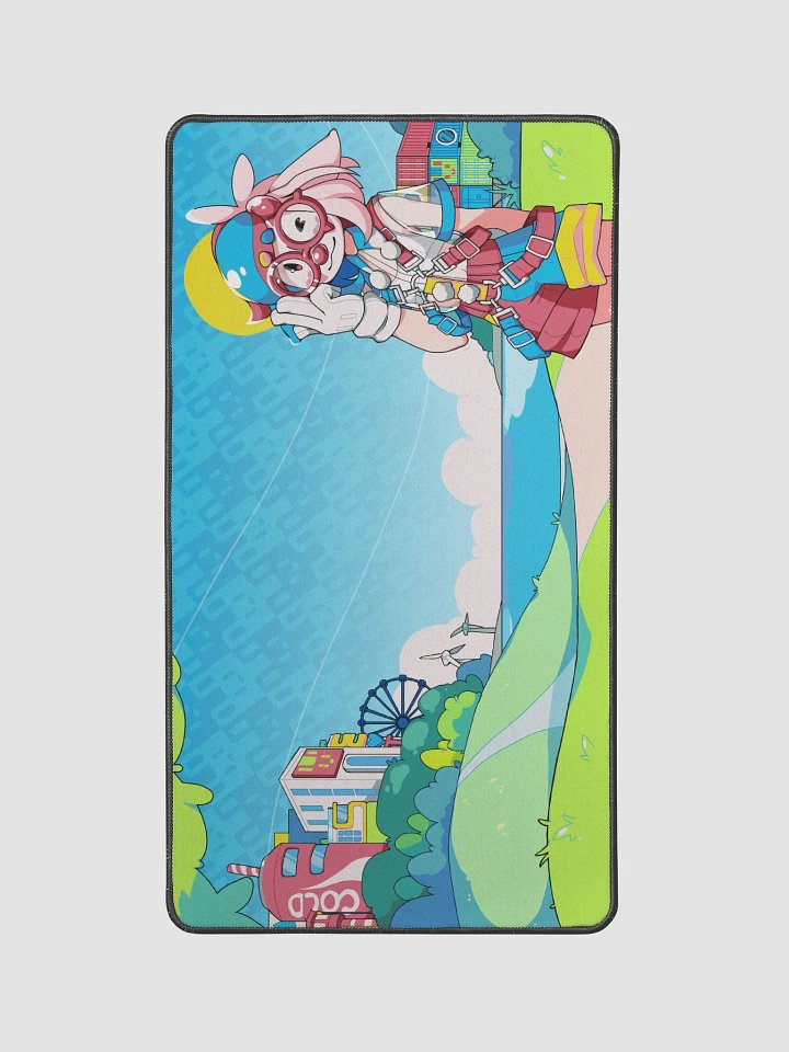 Rabbit Backdrop Desk Mat product image (1)