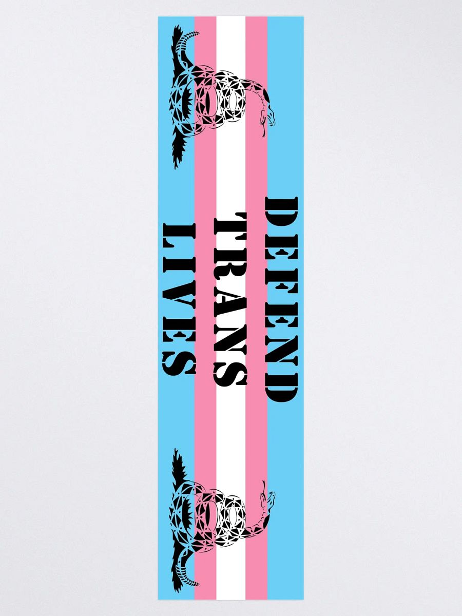 Defend Trans Lives - Bumper Sticker - Snake product image (3)