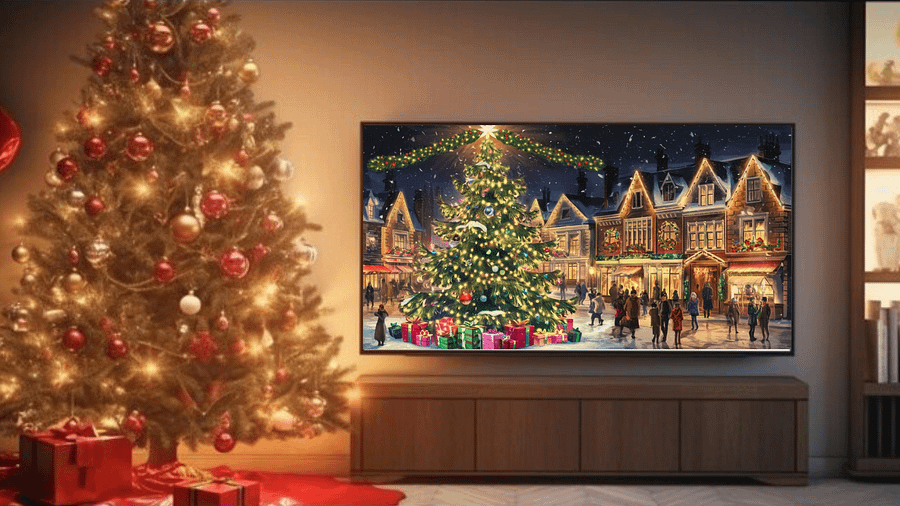 Mesmerizing Christmas Town Square A Festive Winter Wonderland - Frame TV III product image (4)