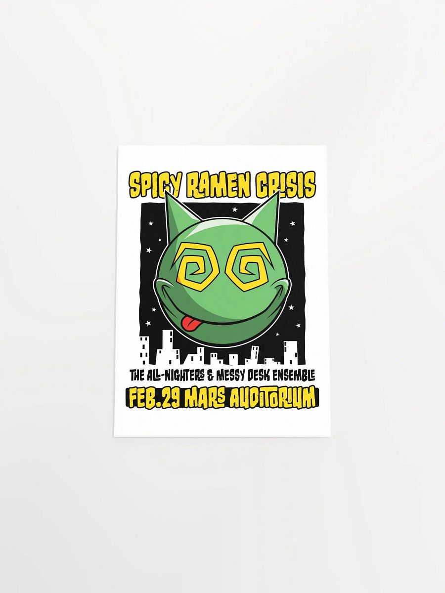Spicy Ramen Crisis Poster – The Ultimate College Band Print! product image (32)