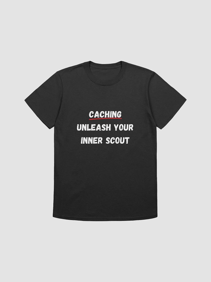 Caching: Unleash Your Inner Scout. - Scout-Inspired Geocaching T-Shirt product image (2)
