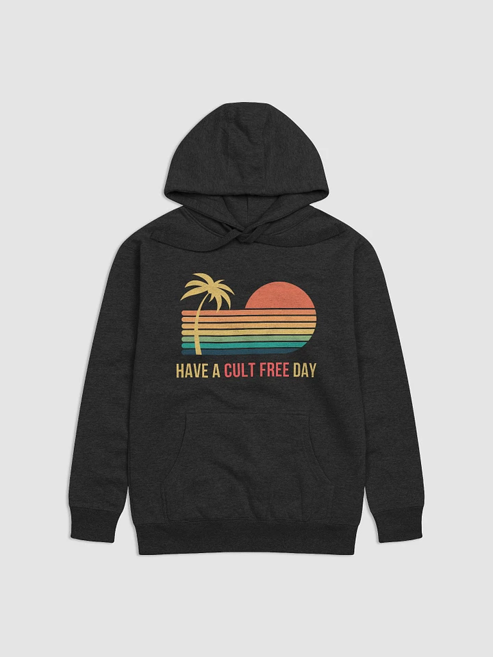 Have a Cult Free Day Retro Hoodie - Black product image (1)