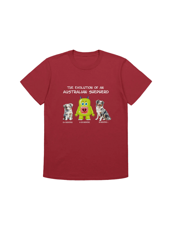 Aussie Dog Mom The Evolution Of An Australian Shepherd T-Shirt product image (1)