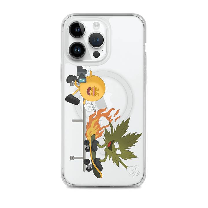 Dab'n'Skate Globby and leafy iphone case product image (2)