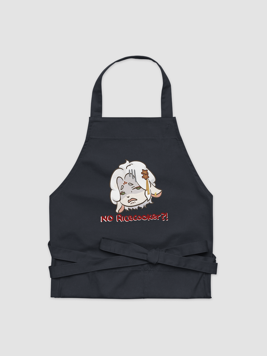 NO RICECOOKER?! Printed Cotton Apron product image (1)