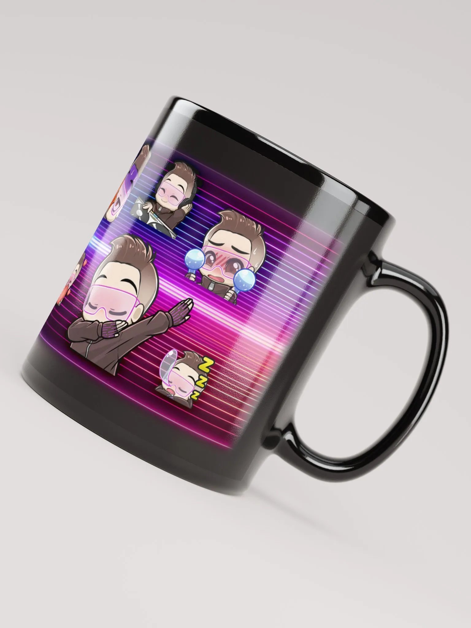 ASMR Destiny Emote Mug (Black) product image (3)