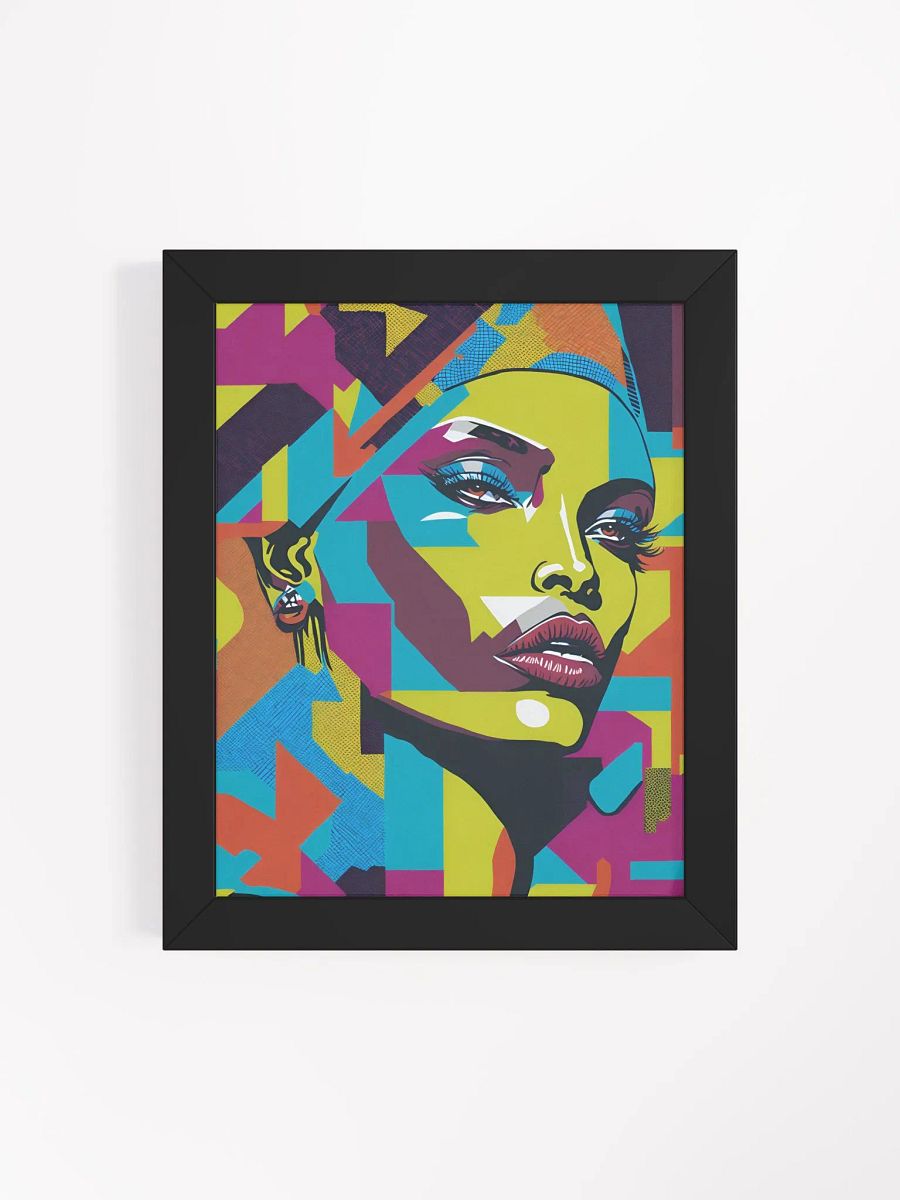 Vibrant Geometric Pop Art Framed Poster product image (39)