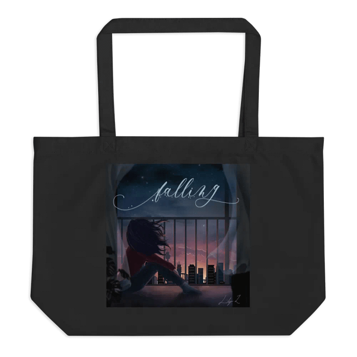 Falling Organic Cotton Tote Bag product image (1)