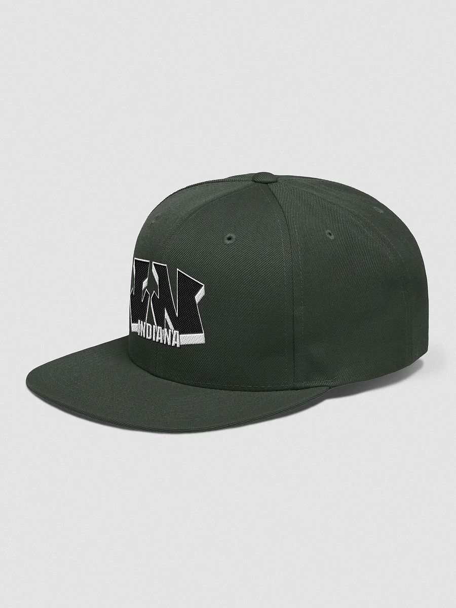 INDIANA, IN, Graffiti, Yupoong Wool Blend Snapback Hat product image (3)