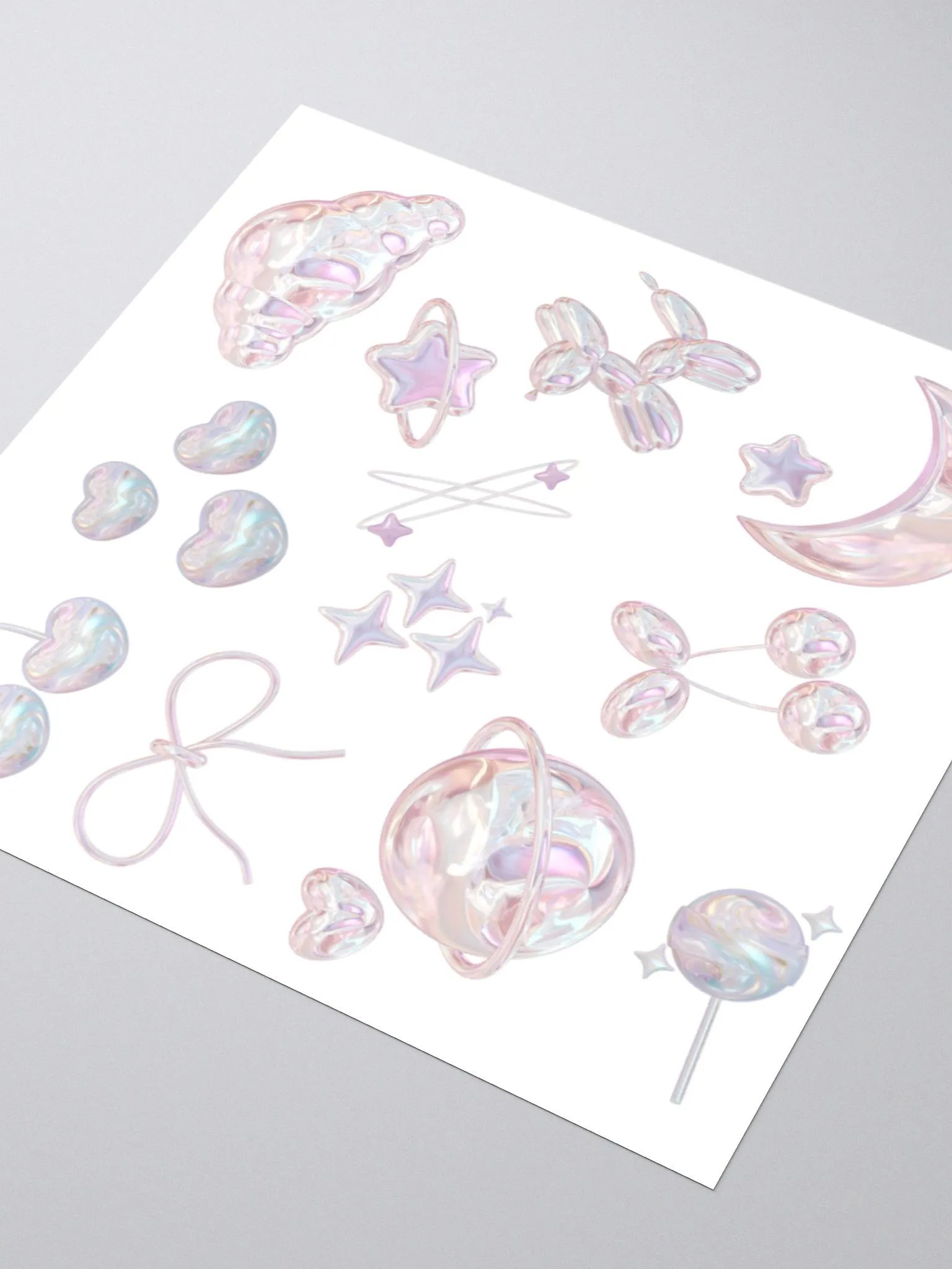 Iridescent Dreams Kiss Cut Stickers product image (7)