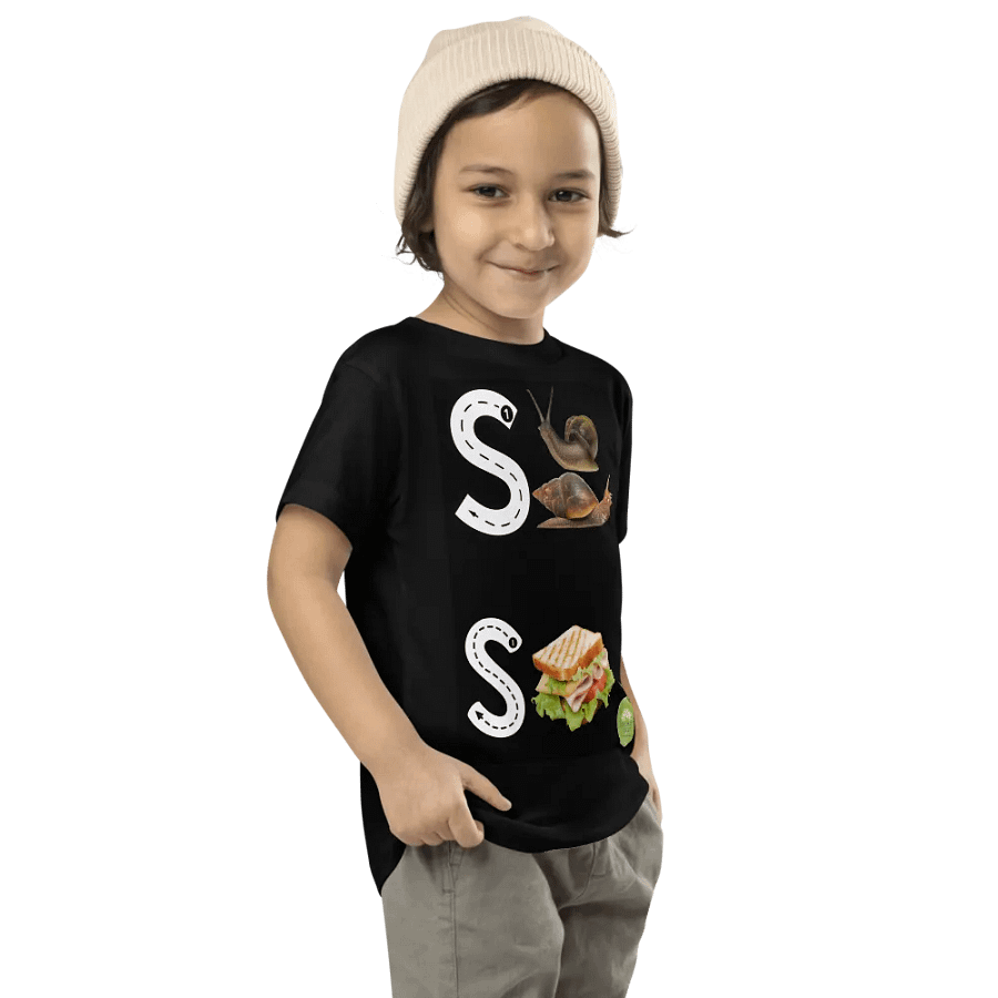 JoBeth Design Black Ss 🐌 Toddler T-Shirt 👚 product image (3)