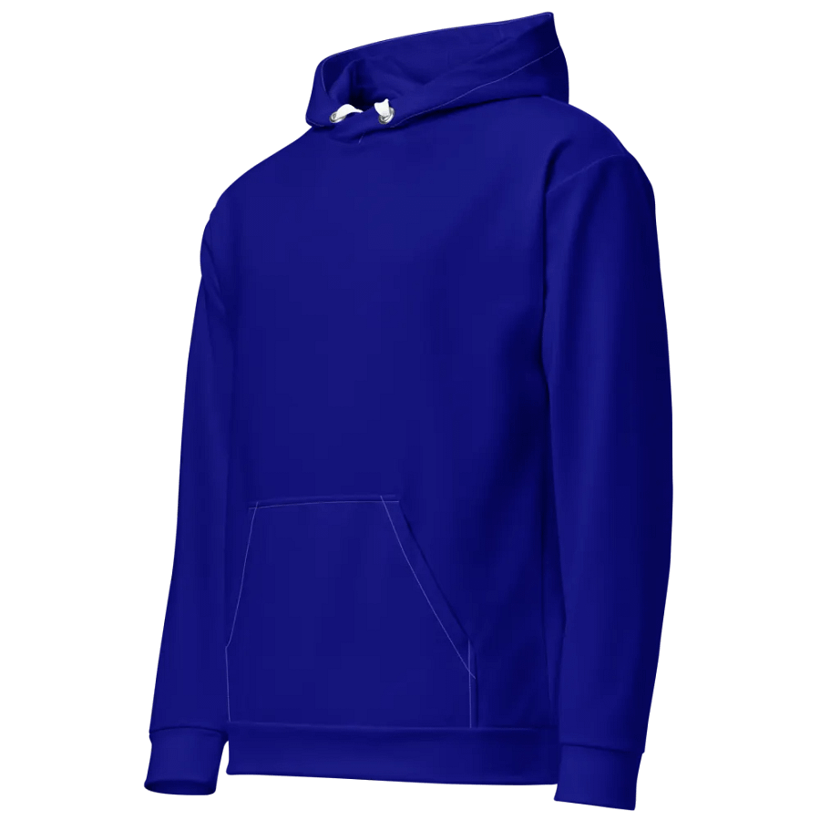 Plain Color Navy Blue Hoodie product image (3)
