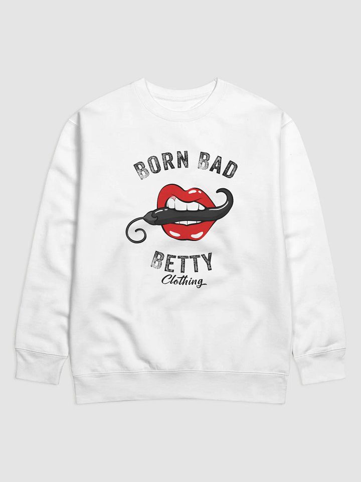 Born Bad Betty White Sweatshirt product image (2)