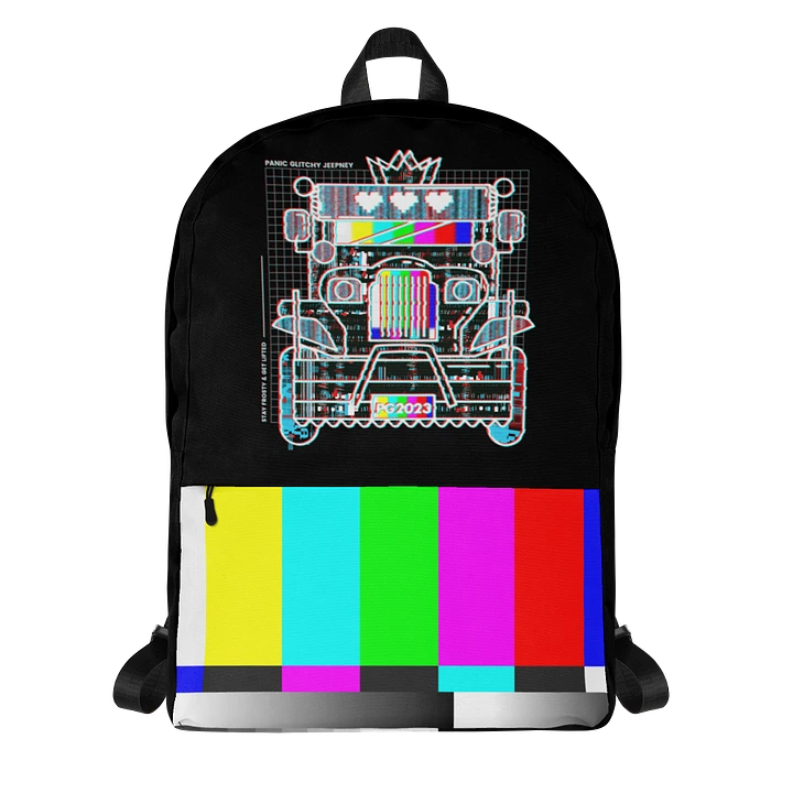 Panic Glitchy Jeepney Backpack product image (1)