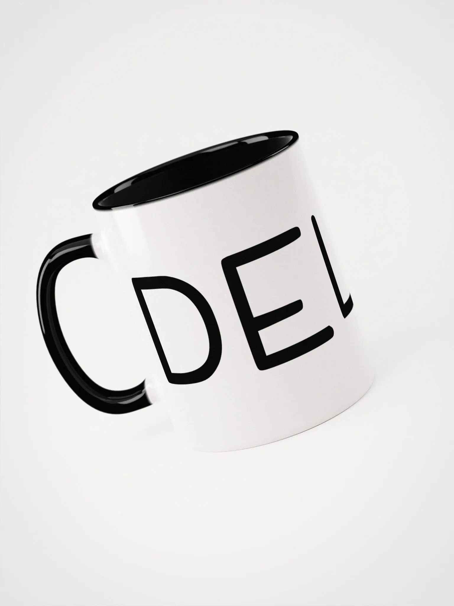 DELTA Mug Text Blk/WB product image (1)