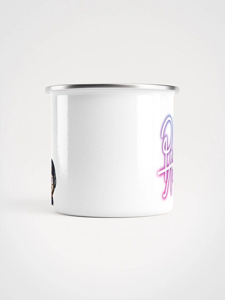 Neon White Enamel Mug product image (2)
