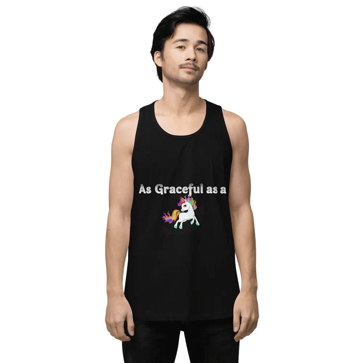 As Graceful as a Unicorn Tank product image (1)