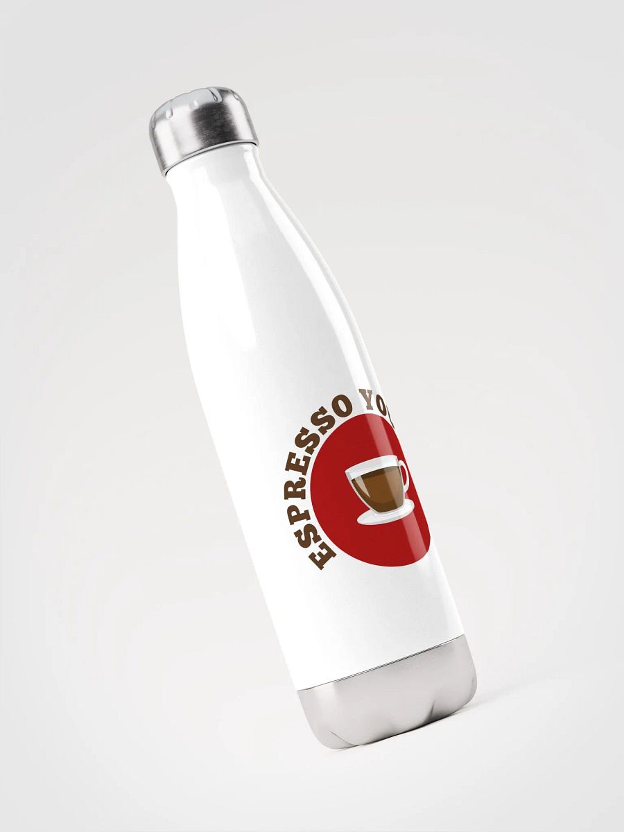 Espresso Yourself Stainless Steel Water Bottle product image (3)