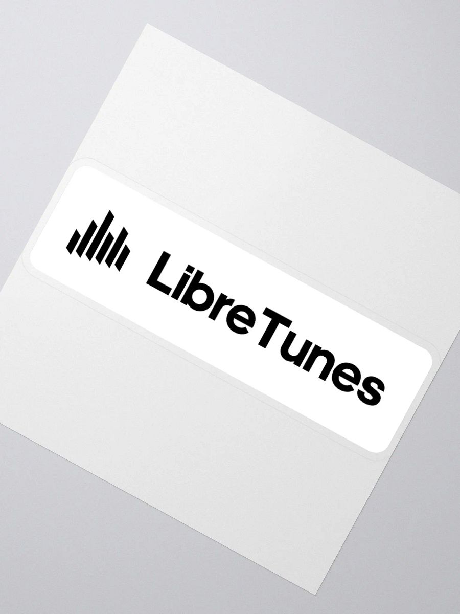 White Premium Record Label Sticker product image (2)