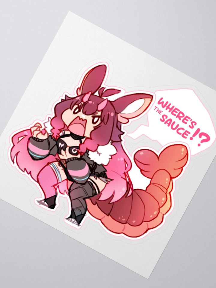 'WHERE'S THE SAUCE' Kaimeriss Sticker product image (2)