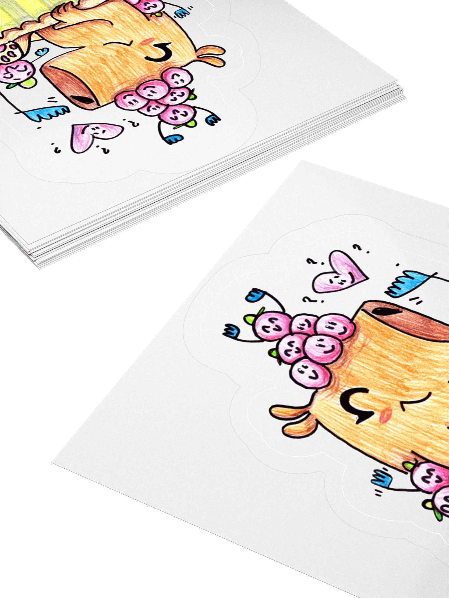 Capy-berry Pie Sticker product image (4)