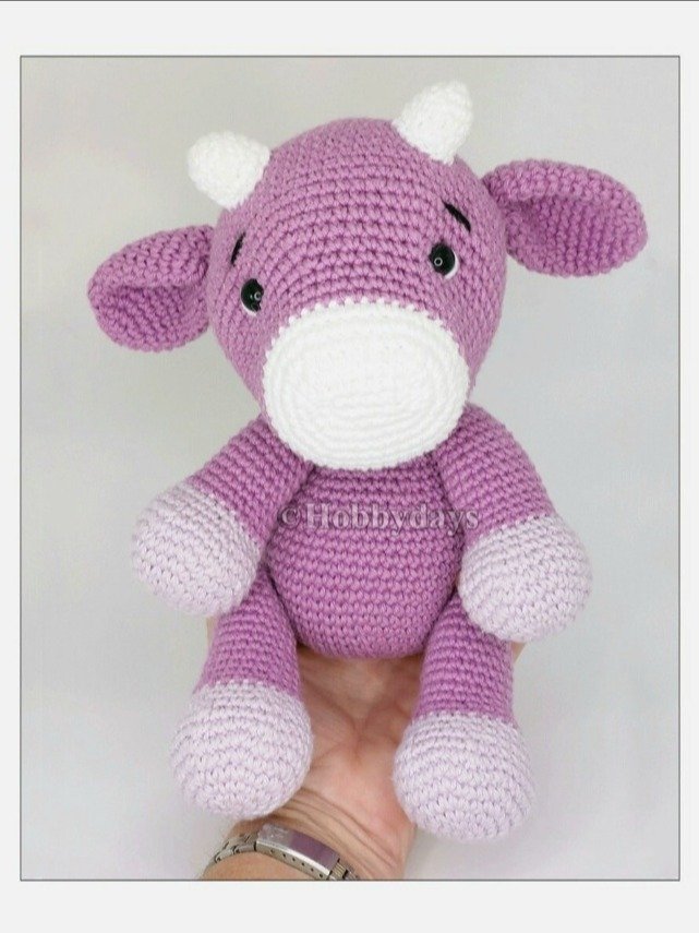 UK Pattern - Amigurumi Crochet Cow product image (2)
