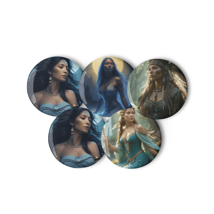 The spiritual five sisters the nature pins product image (11)
