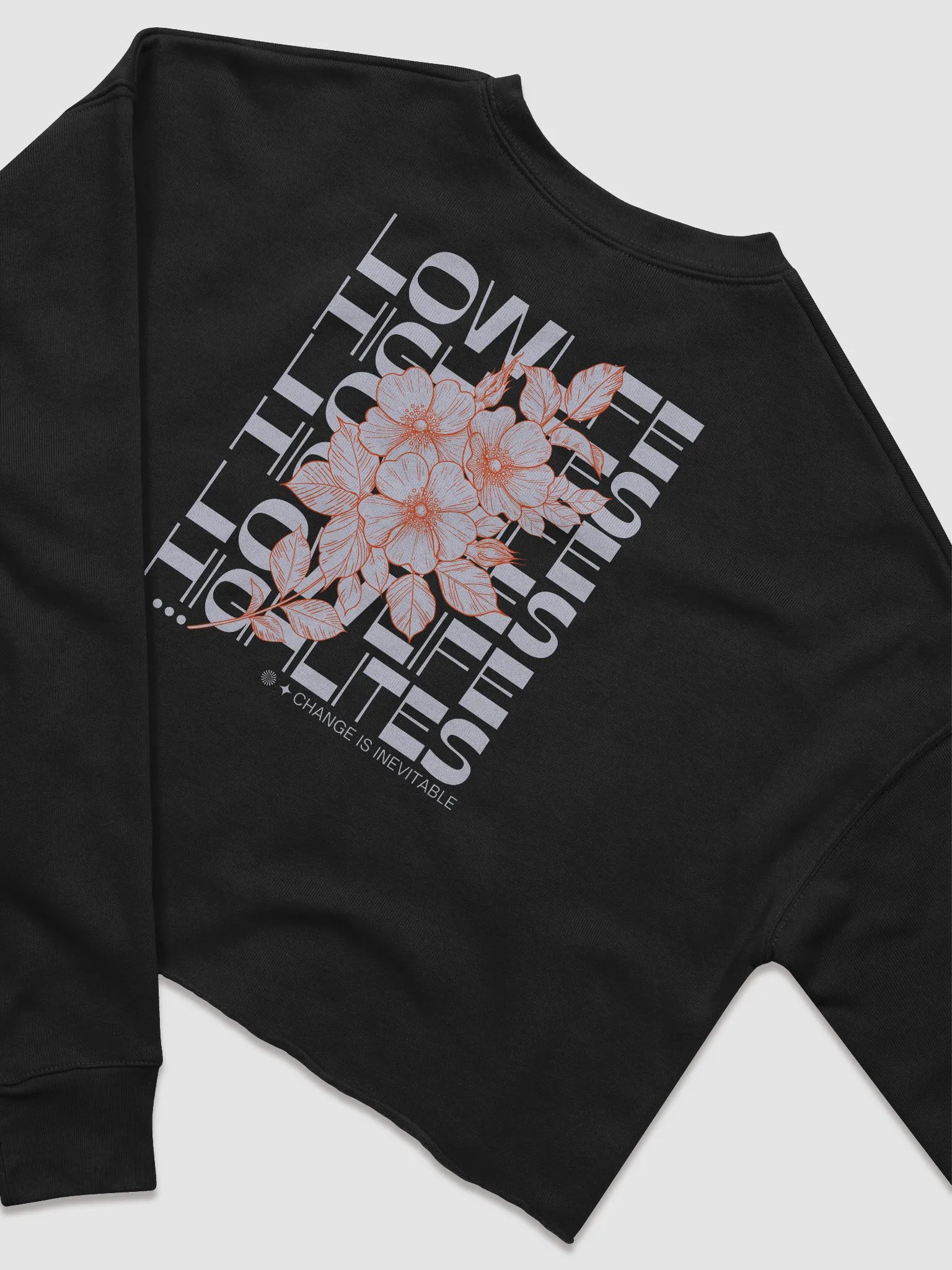 LowLifeHighLites Cropped Ultra Soft Sweatshirt product image (4)
