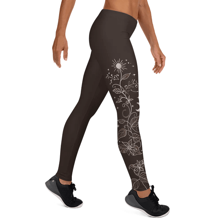 Night Sky Vines Yoga Leggings product image (2)