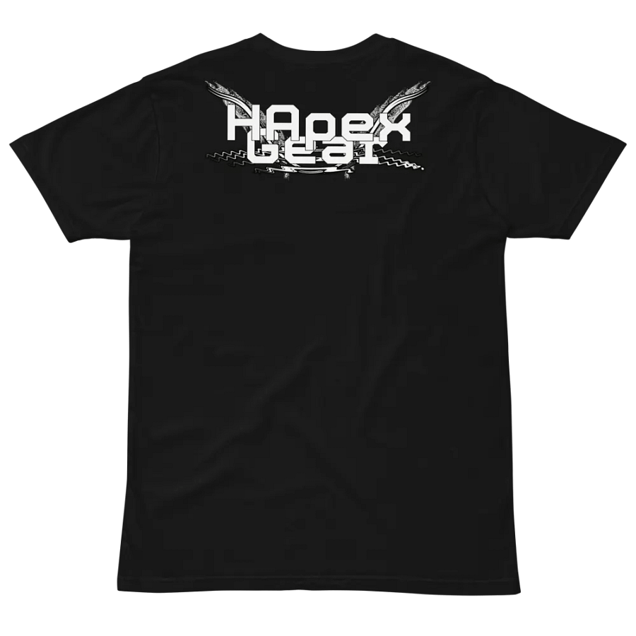 Unisex Premium T-Shirt - Print Embroidered Logo - White HApex Gear White Logo product image (4)
