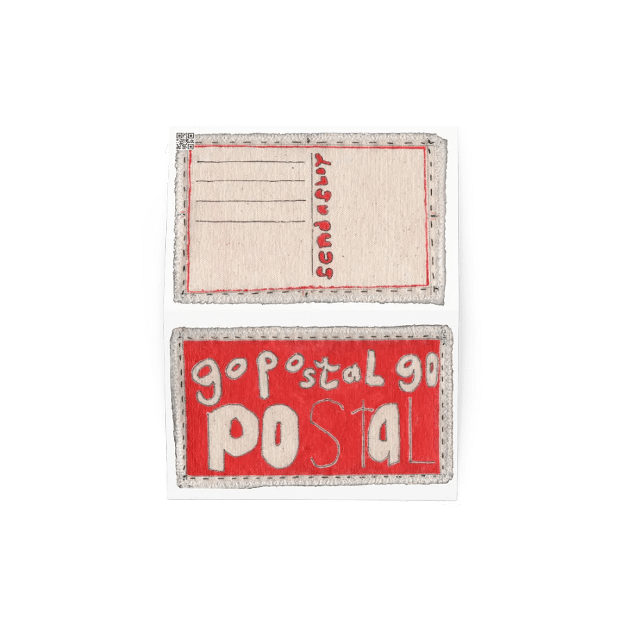 Go Postal Red 3 greeting card product image (2)