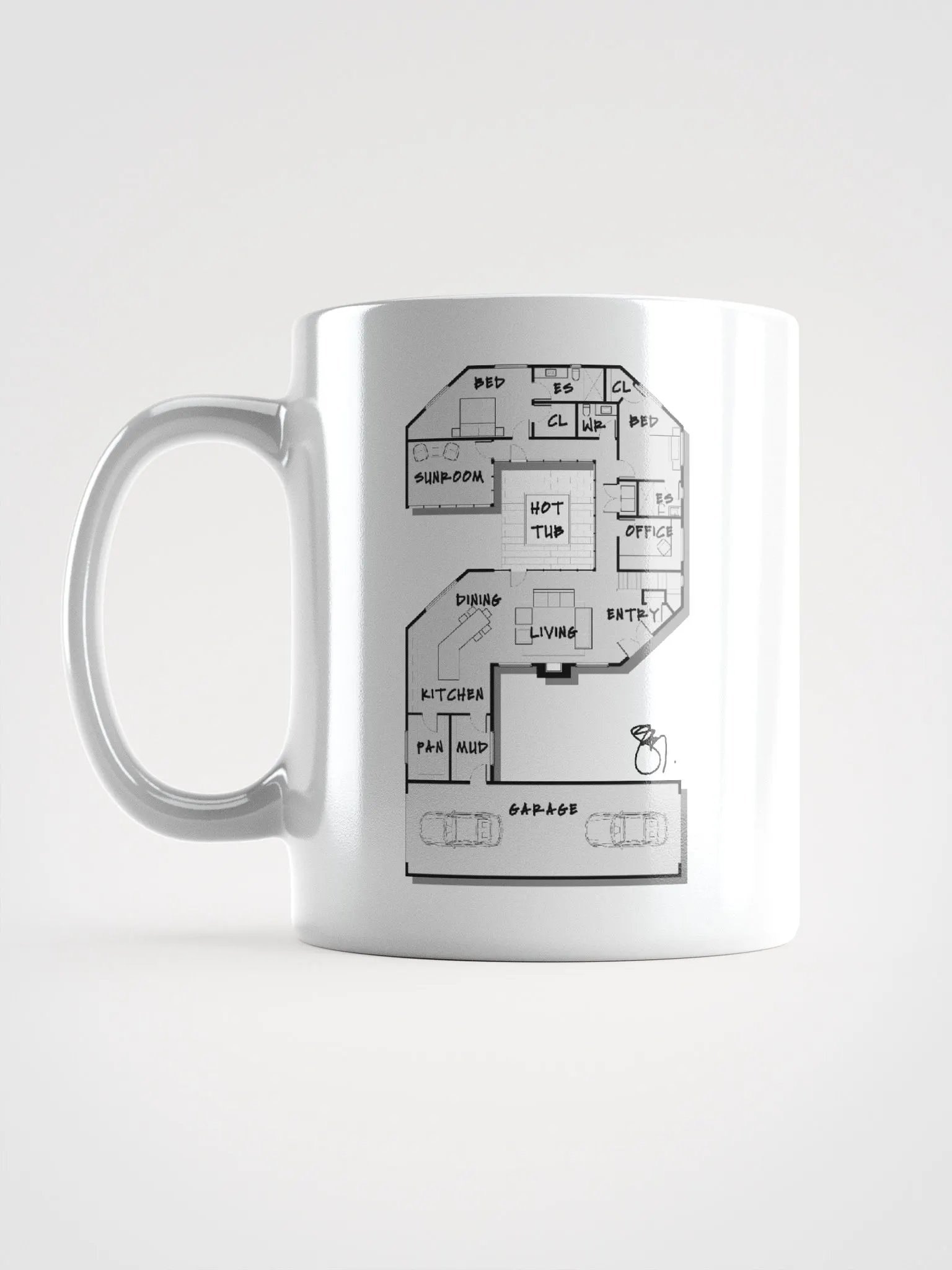 Numerical Floor Plan Mug - #2 product image (1)