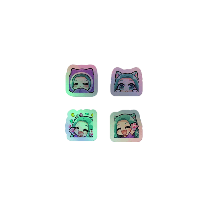 Emotionally Holographic Sticker Set A product image (1)