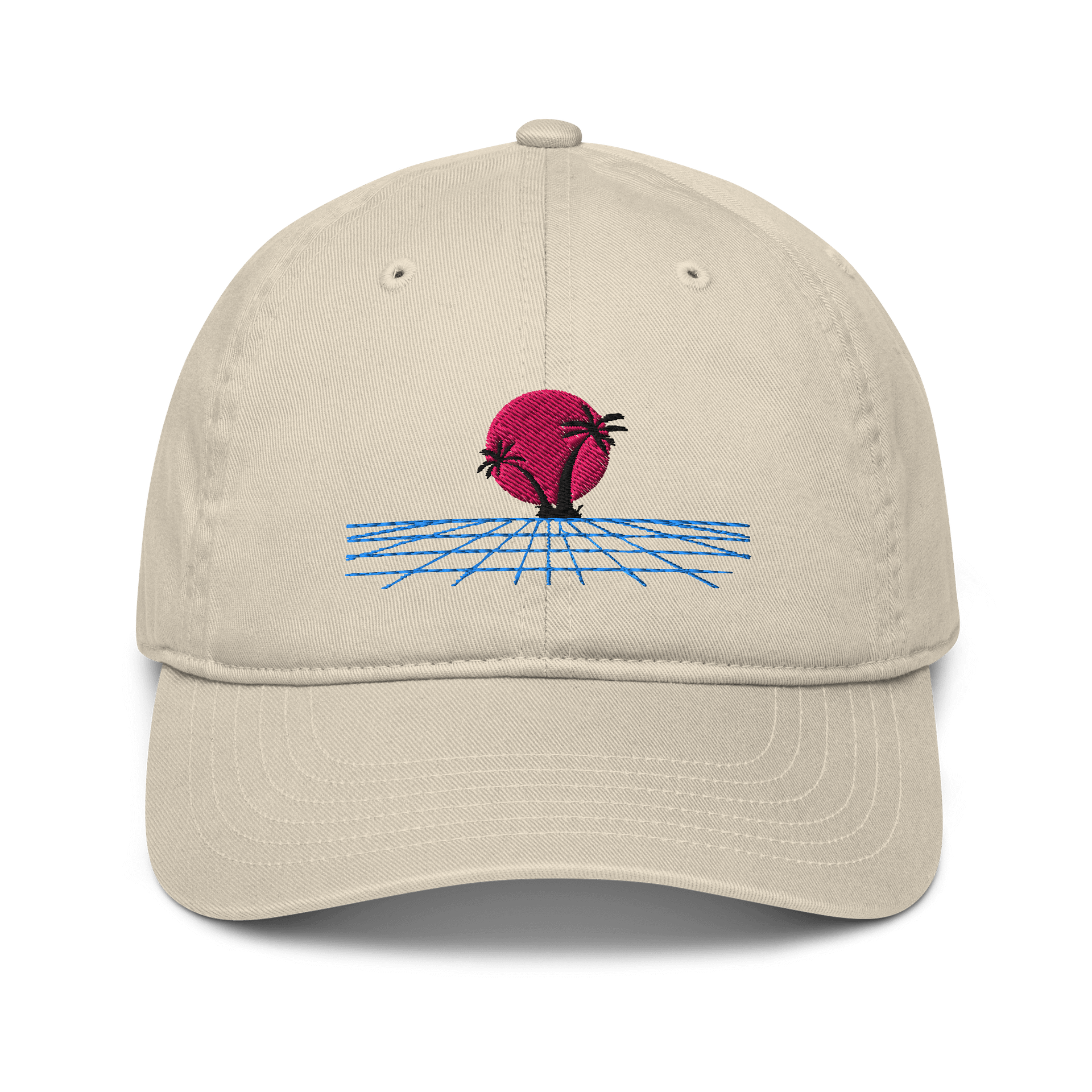 Retro Palm Tree Perspective Dad Hat product image (1)