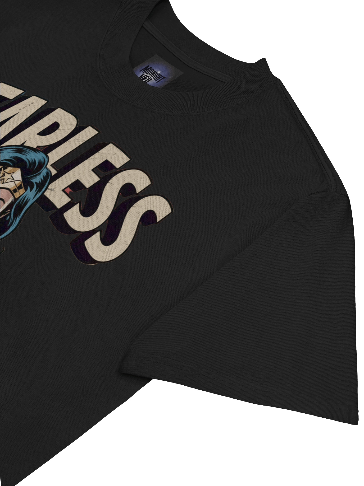Wonder Woman Fearless Eclipse Oversized Faded T-Shirt product image (7)