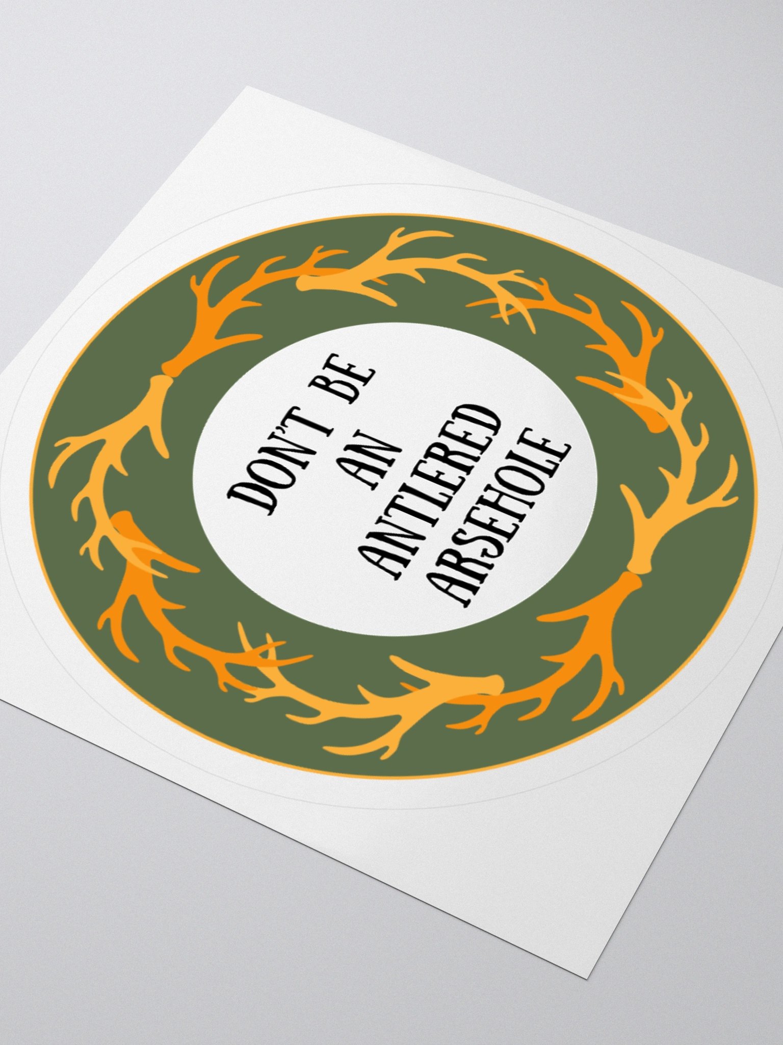 Stag Man Reprimand Sticker product image (8)