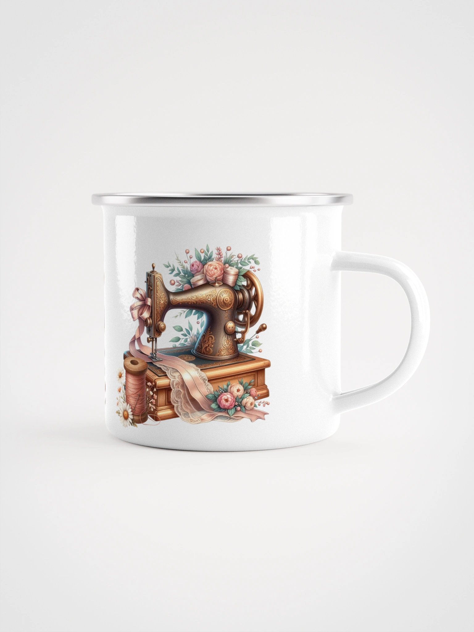 Sewist's Soul Soothe Enamel Mug product image (1)