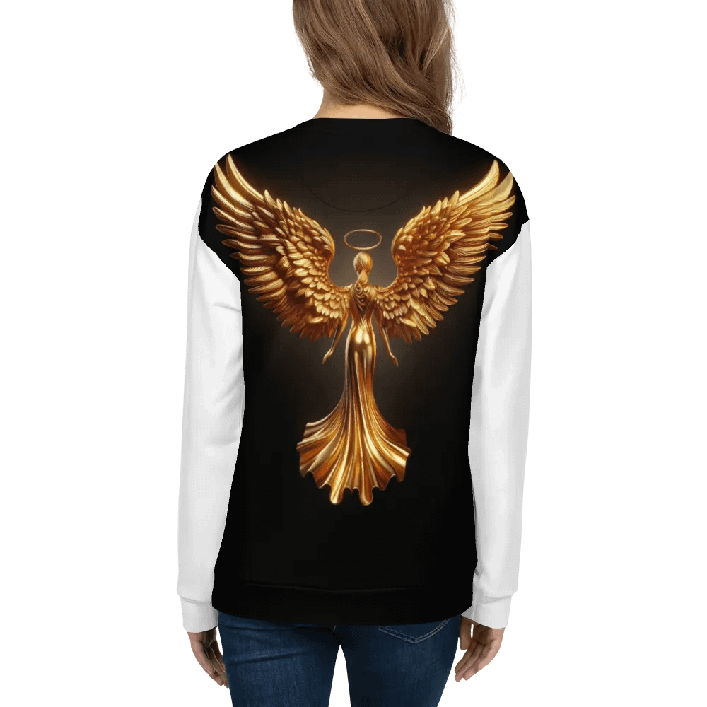A Golden Angel and Cross - Unisex Sweatshirt #9 product image (5)