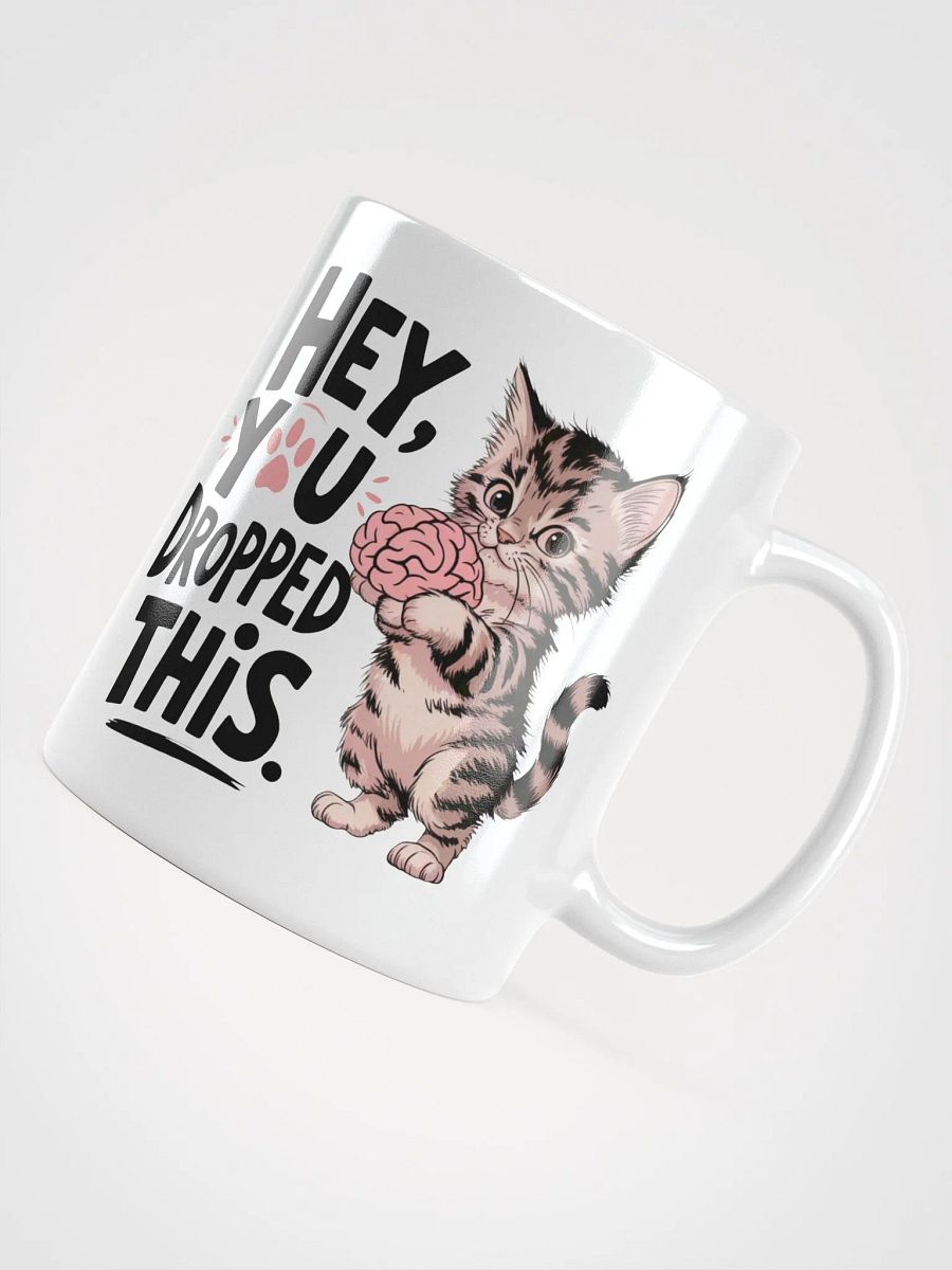 Whimsical Brainy Cat Mug product image (11)