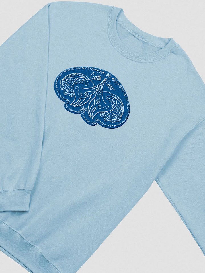 Blue Gingerbread Cuttle Crew- Embroidered Crewneck Sweatshirt product image (1)