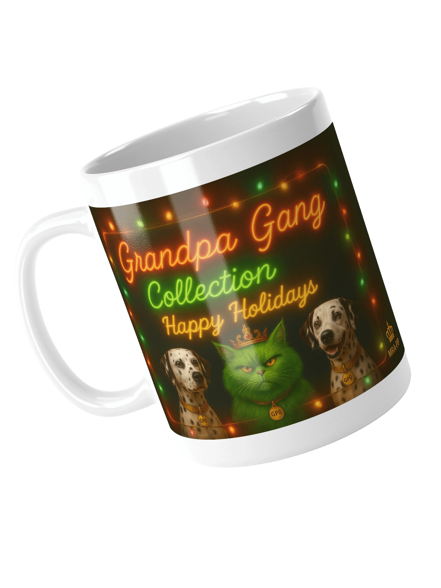 Neon Grandpa Gang Happy Holidays Mug product image (12)