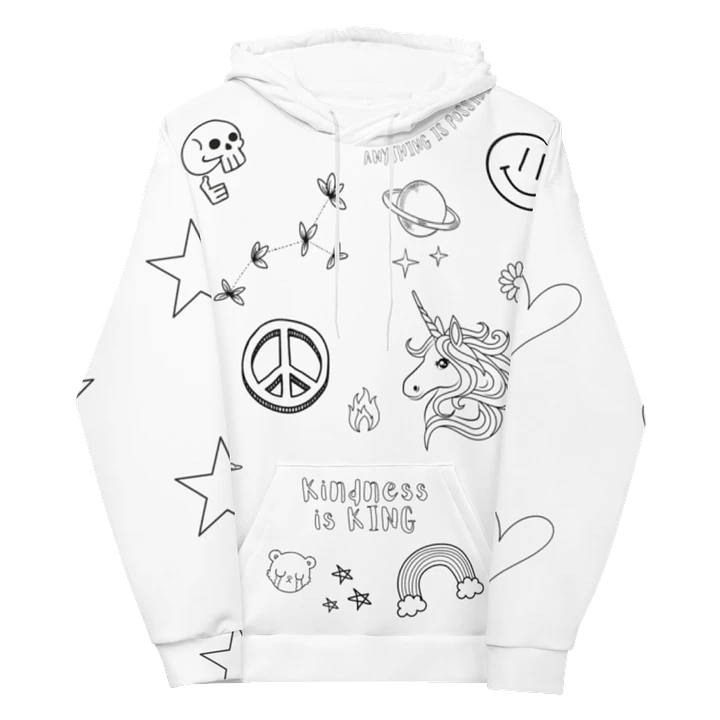 ADULT Hoodie - White product image (1)