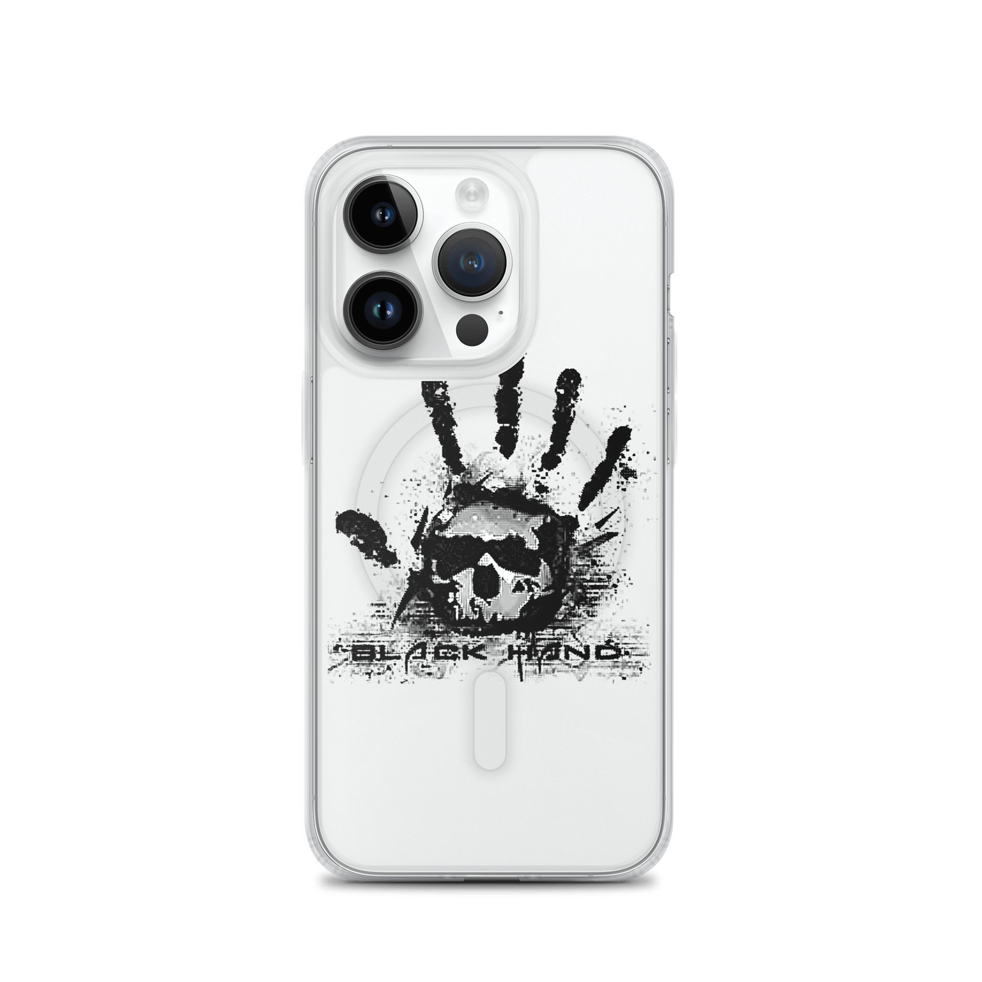 Grunge Skull MagSafe® iPhone® Clear Case product image (3)
