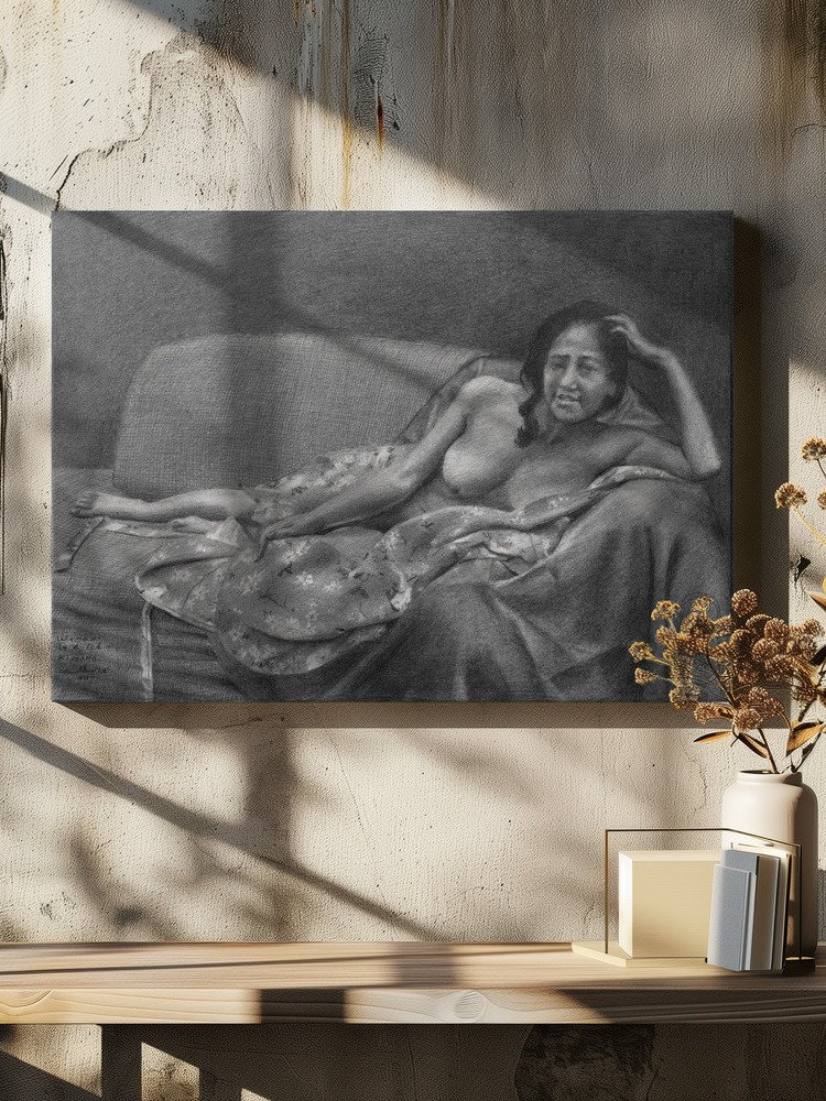 Woman in a Red Kimono – 02-07-21 product image (2)