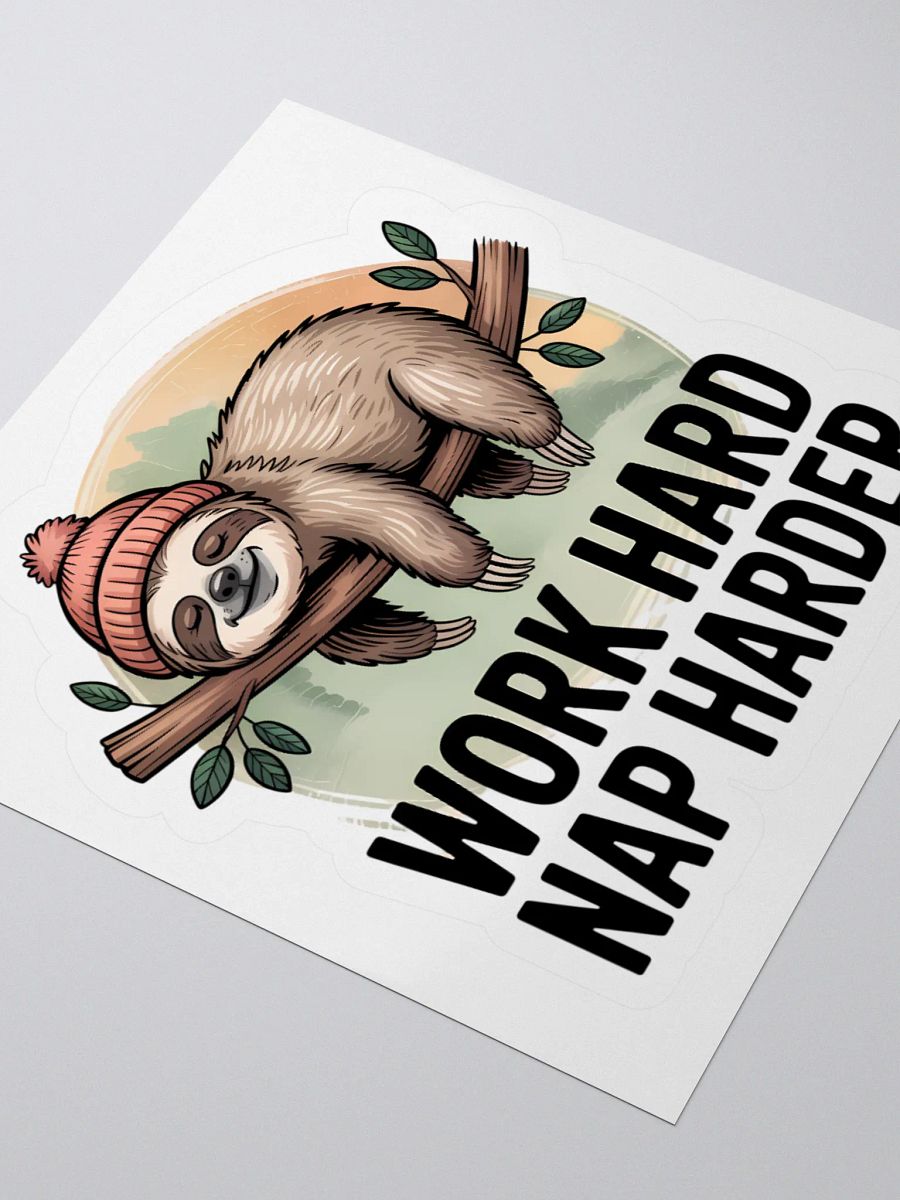 Work Hard Nap Harder Human Design Manifestor Sticker product image (9)