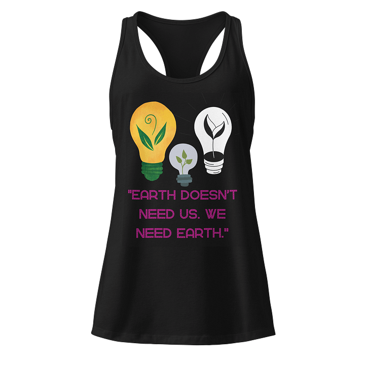 Botanical Lightbulb Women's Racerback Tank product image (1)
