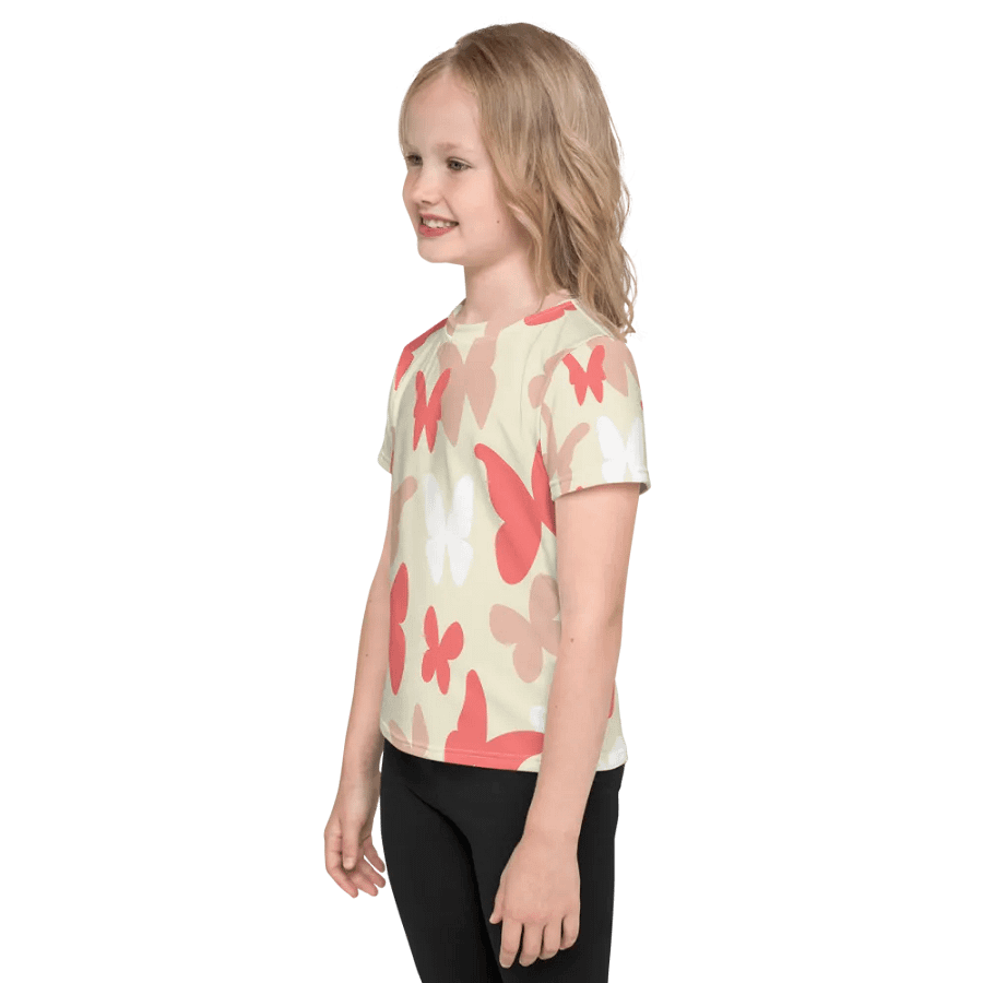 All-Over Print Kids Crew Neck T-Shirt product image (3)