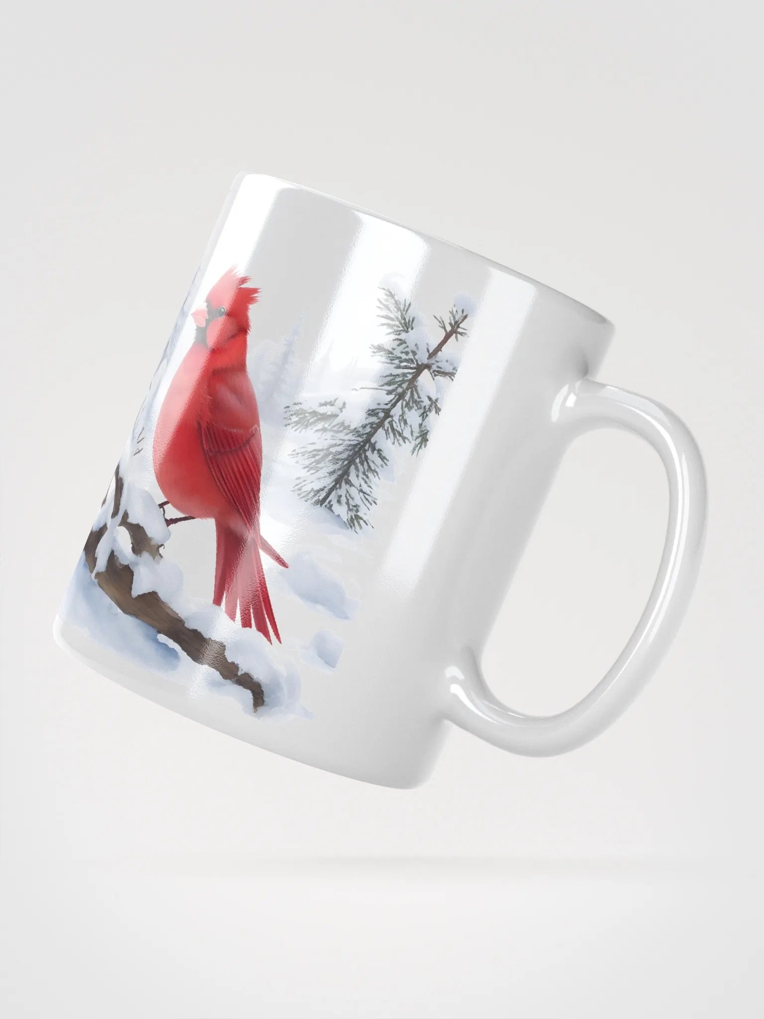 Winter Cardinal Reflections Mug product image (3)