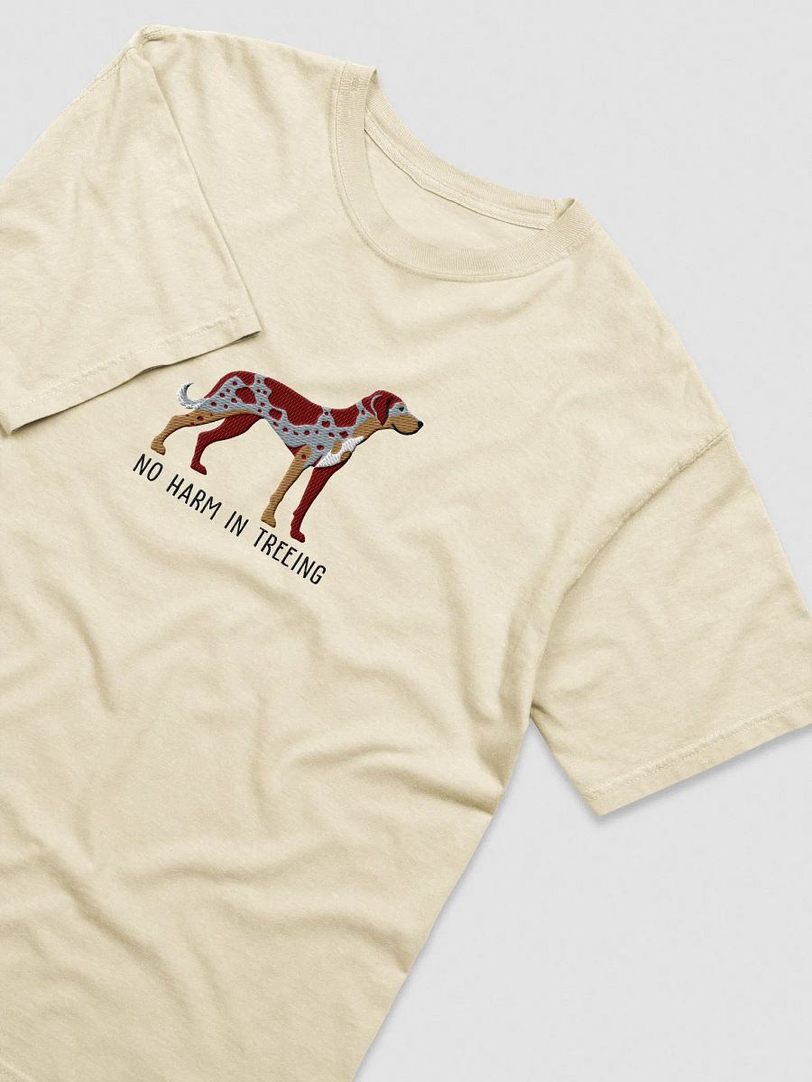 No Harm Treeing T-Shirt(Embroidered) of a Catahoula Leopard Dog(Red Merle) product image (35)