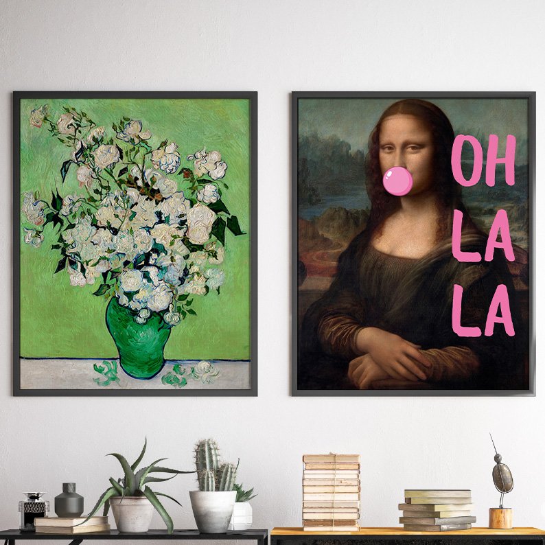 Maximalist Gallery Wall Set of 10 Vintage Art DIGITAL Prints product image (5)